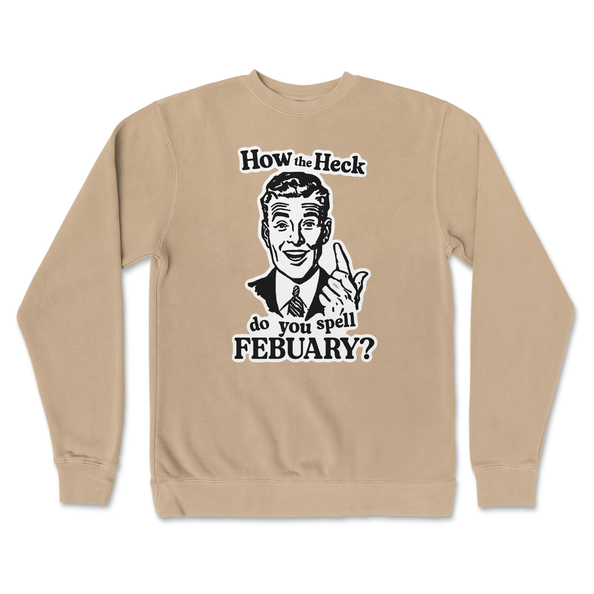 Independent Clothing Co. Crew Neck February in Sandstone