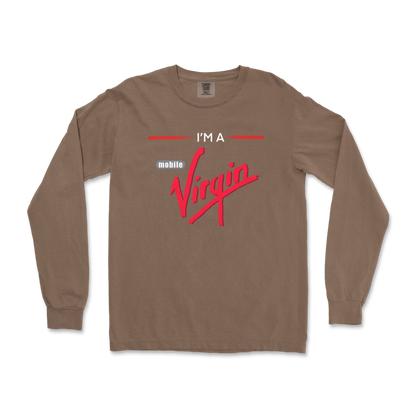 Comfort Colors Long Sleeve Mobile Virgin in Espresso