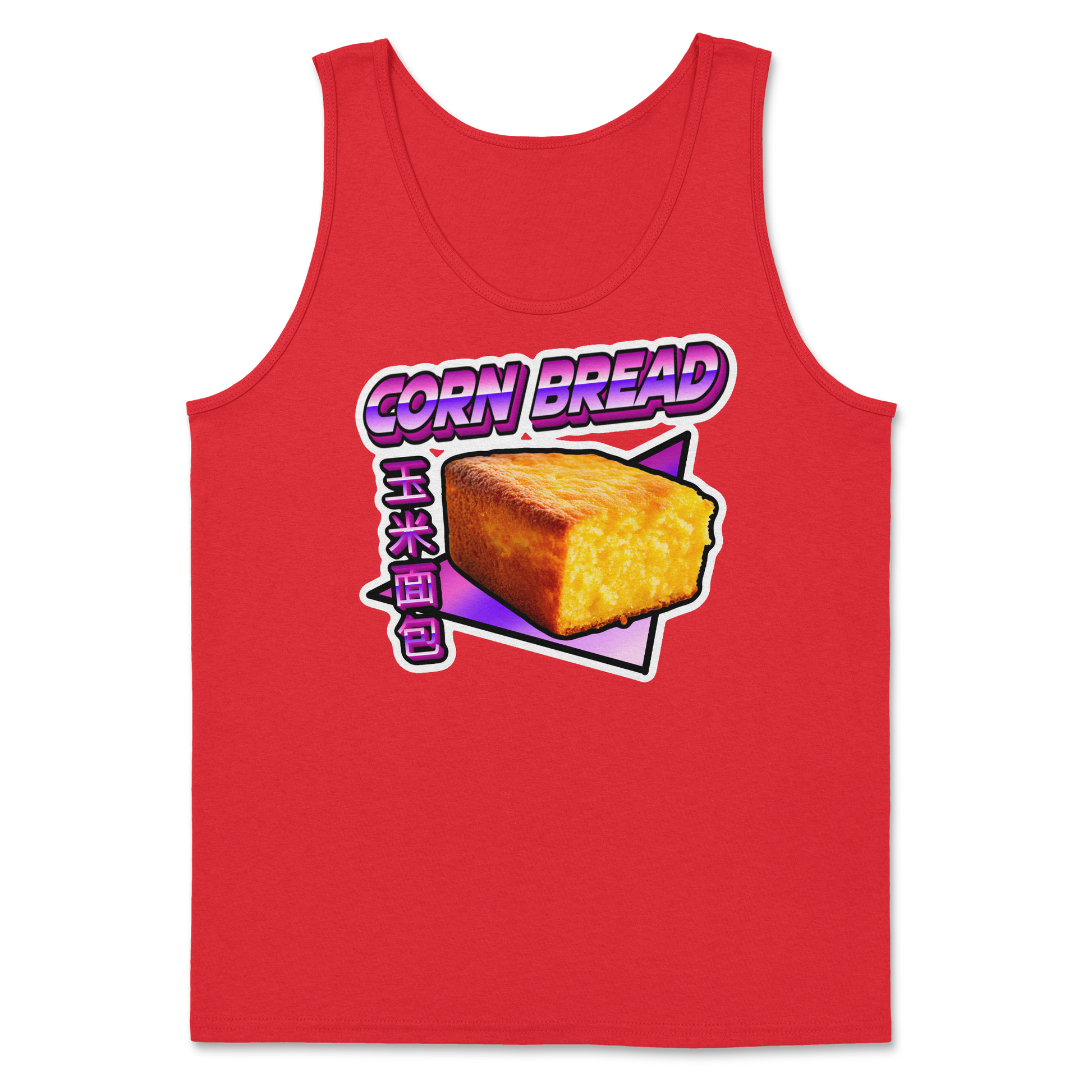 The Nice Shirt Tank Top Corn Bread  in Red