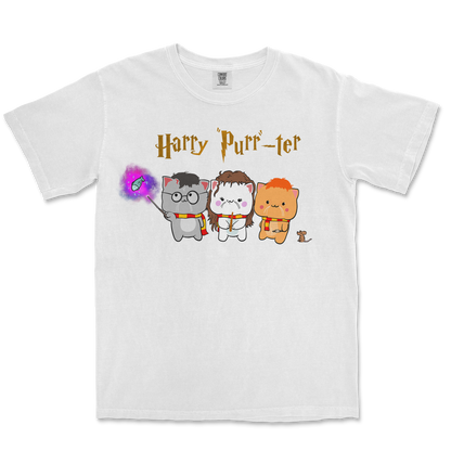 Comfort Colors T-Shirt Harry Purrter in White