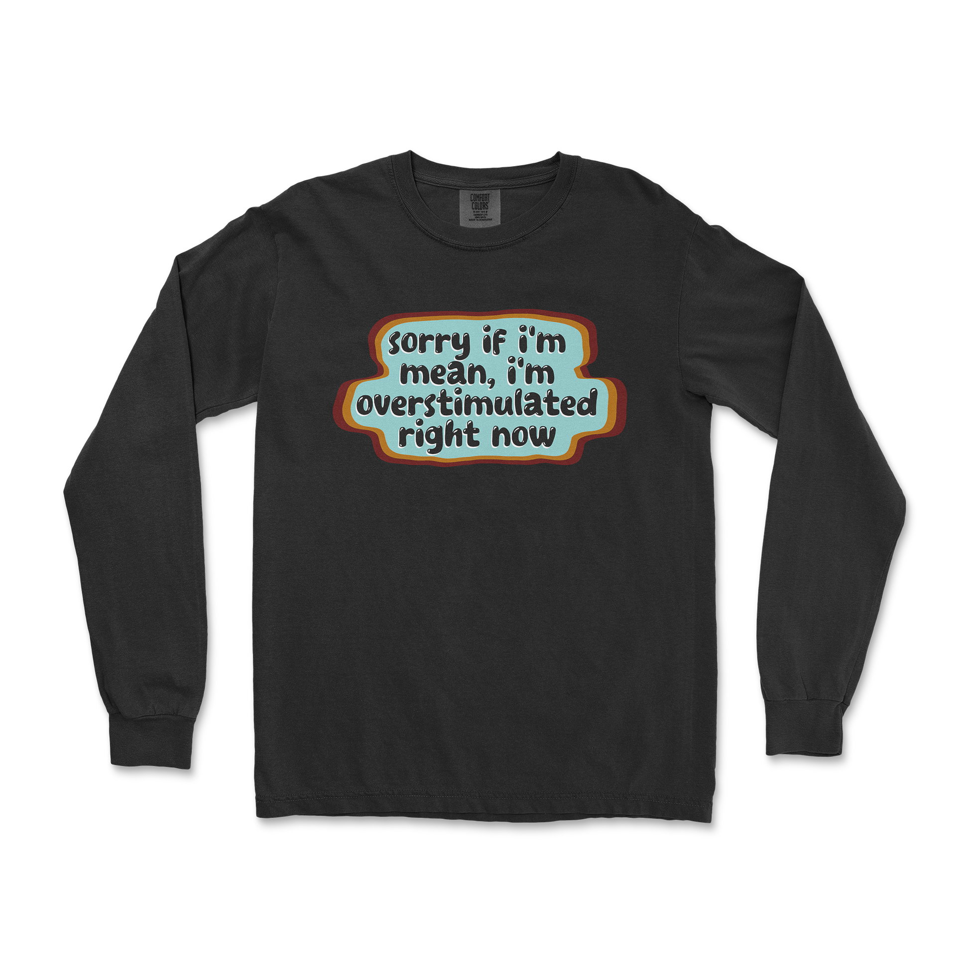 Comfort Colors Long Sleeve in Black