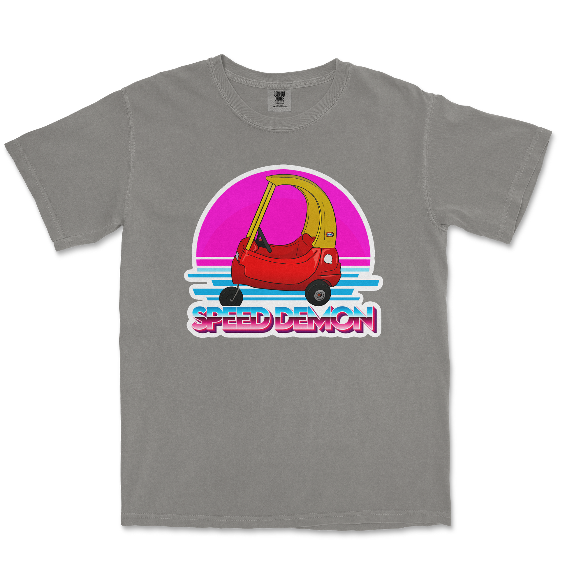 Comfort Colors T-Shirt Speed Demon  in Grey