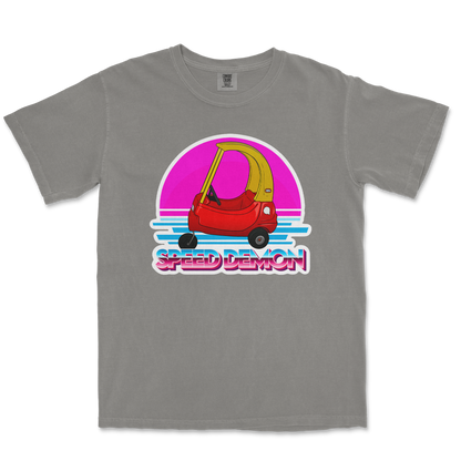 Comfort Colors T-Shirt Speed Demon  in Grey