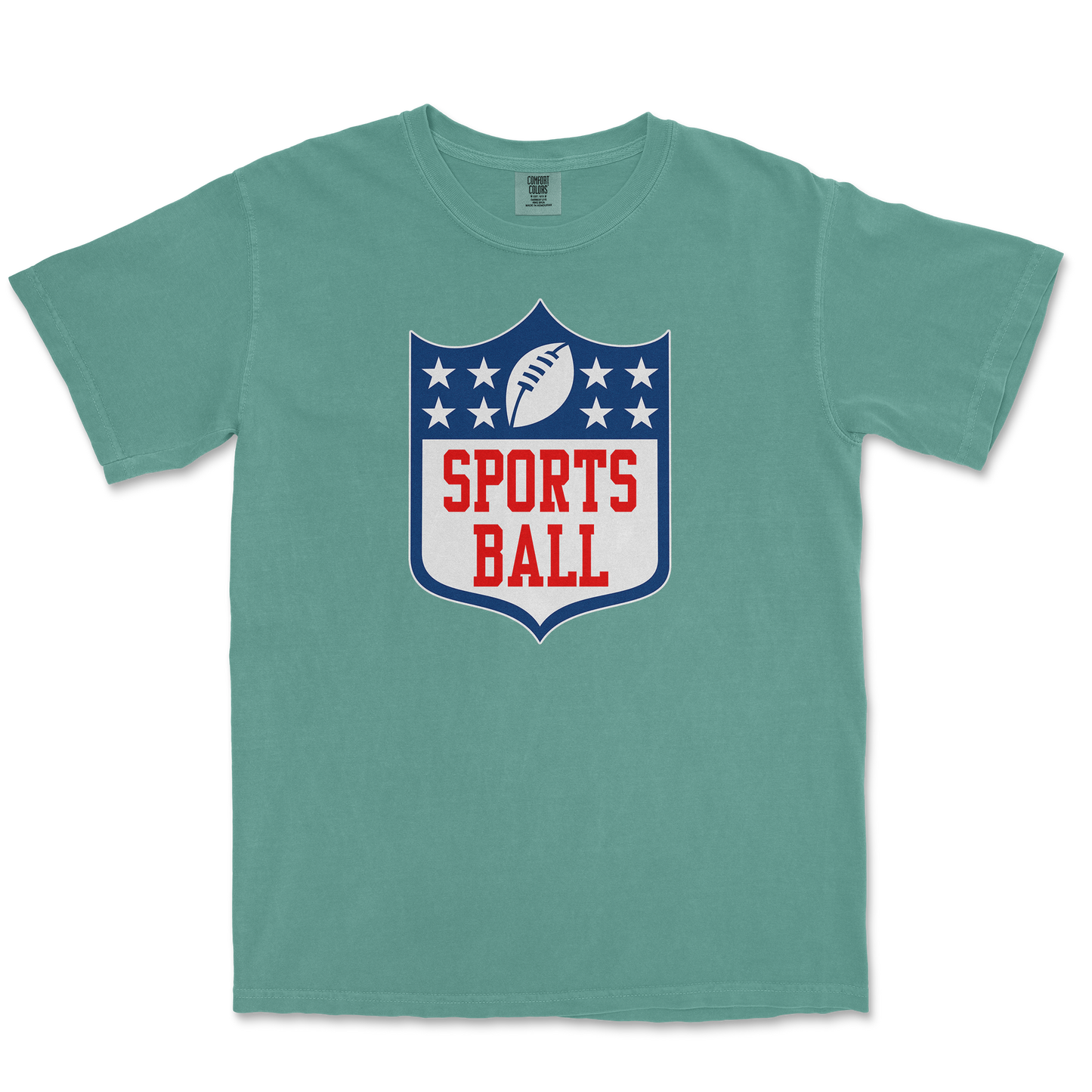 Comfort Colors T-Shirt Sports Ball in LightGreen