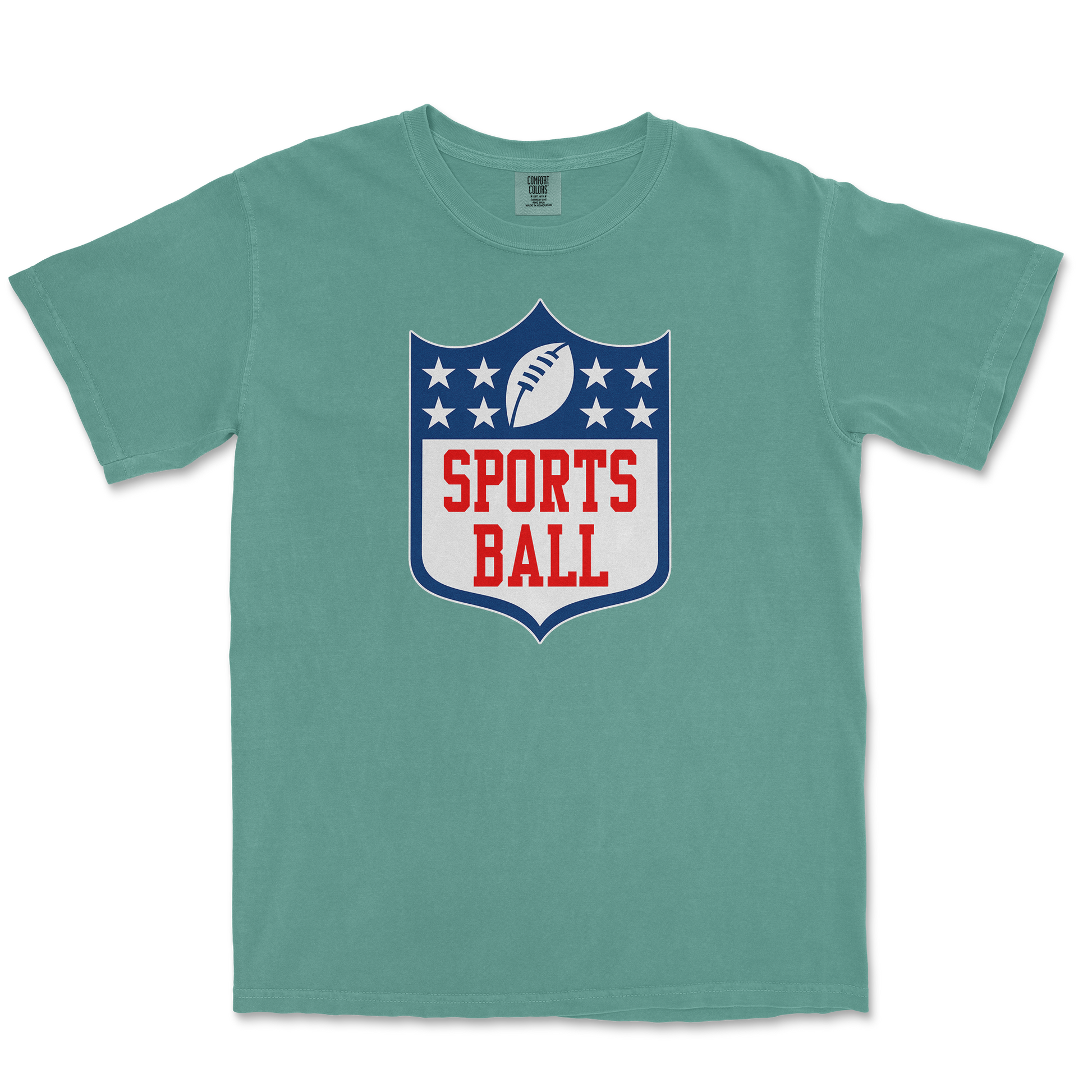 Comfort Colors T-Shirt Sports Ball in LightGreen