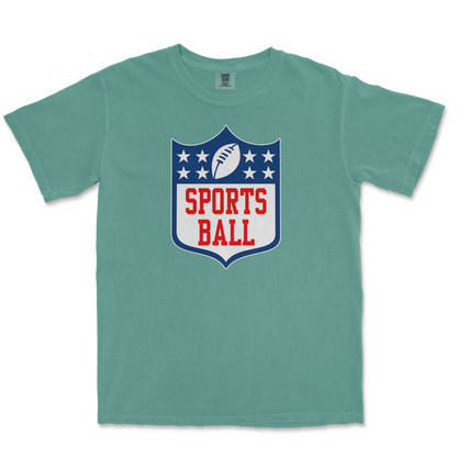 Comfort Colors T-Shirt Sports Ball in LightGreen