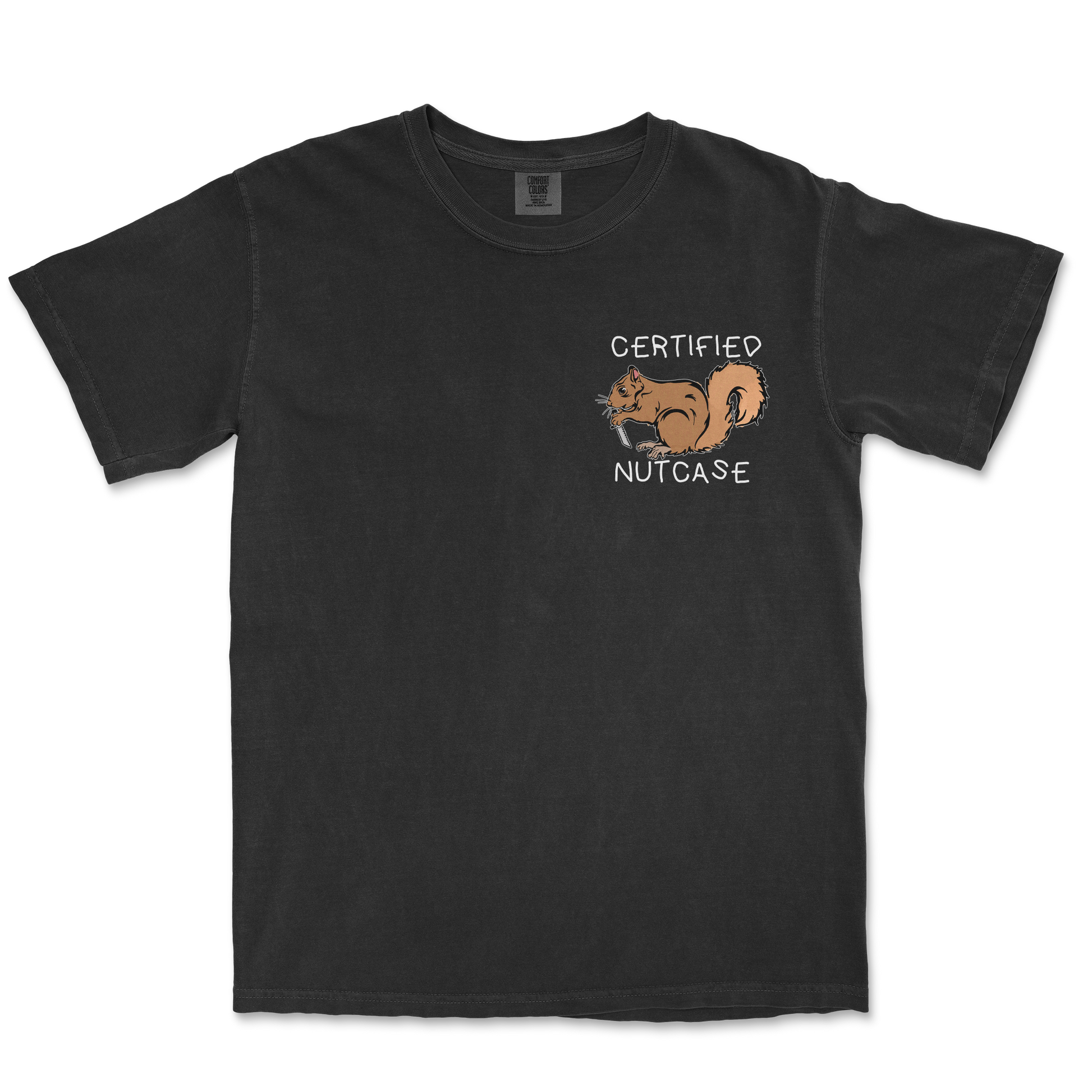 Comfort Colors T-Shirt Nutcase  in Black