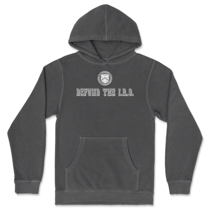 Independent Clothing Co. Hoodie Defund The I.R.S. in Black