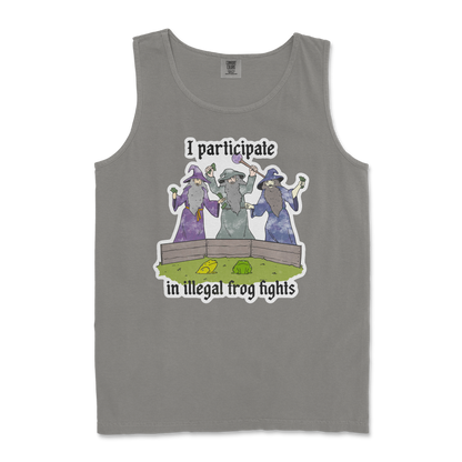 Comfort Colors Tank Top Wizard Activities  in Grey