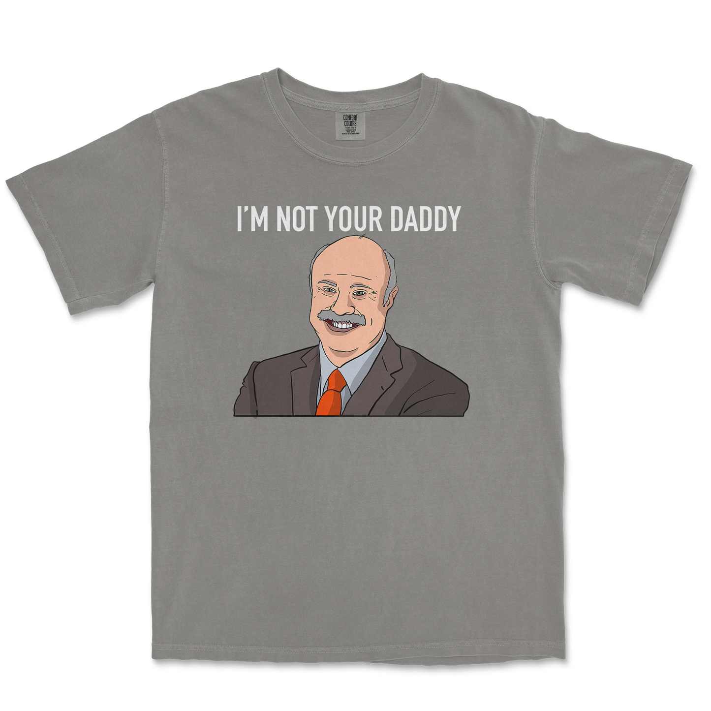 Comfort Colors T-Shirt Daddy Phil in Grey