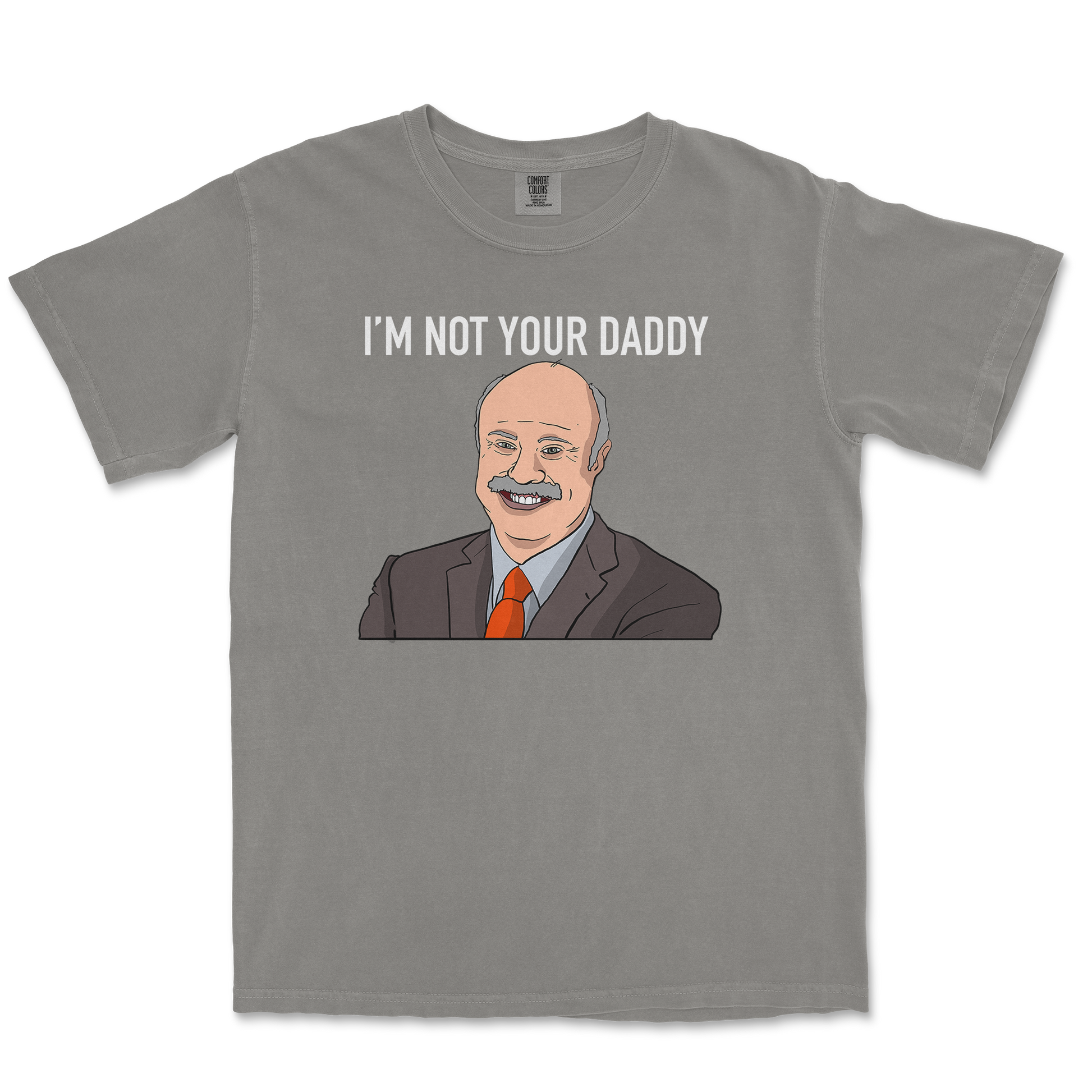 Comfort Colors T-Shirt Daddy Phil in Grey