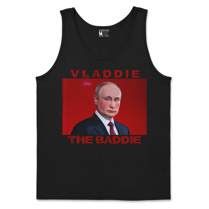 Gildan SoftStyle Tank Top Vladdie The Baddie in Black