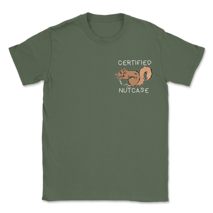 The Nice Shirt T-Shirt Nutcase  in Military-Green