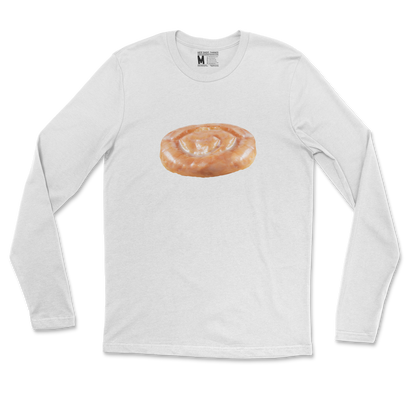 Gildan SoftStyle Long Sleeve Honey Bun in White