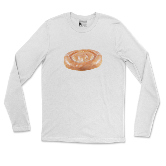 Gildan SoftStyle Long Sleeve Honey Bun in White