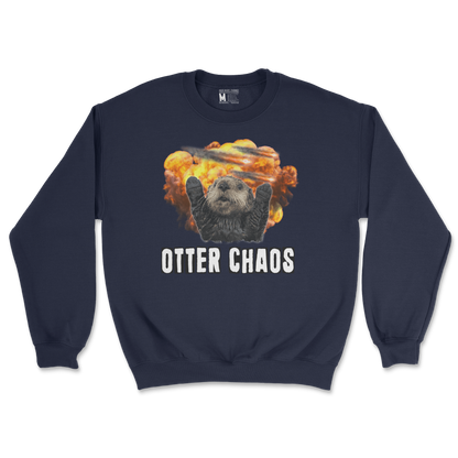 Gildan SoftStyle Crew Neck Otter Chaos in Navy