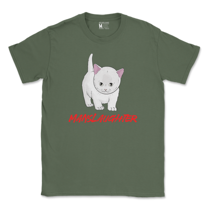 Gildan SoftStyle T-Shirt Manslaughter in Military Green