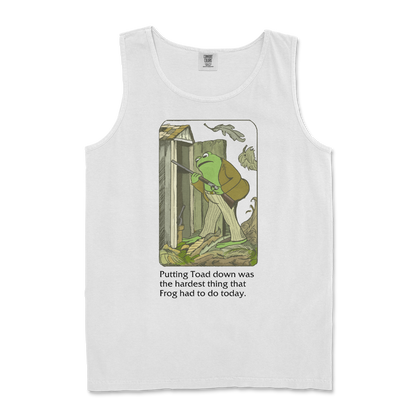 Comfort Colors Tank Top Frog and Toad  in White