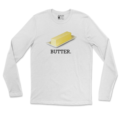 Gildan SoftStyle Long Sleeve Butter in White