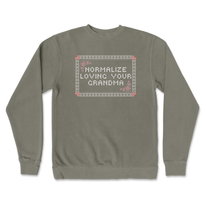 Independent Clothing Co. Crew Neck Cross Stitch in Army
