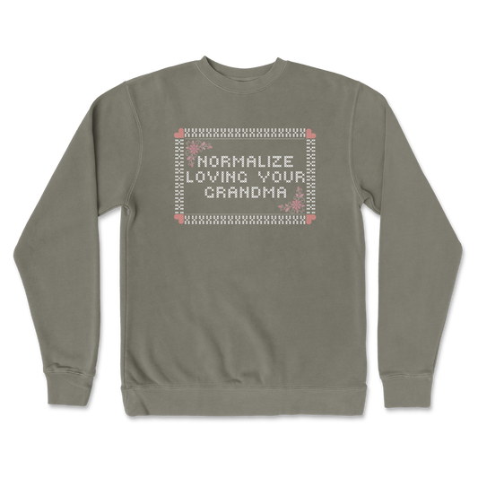 Independent Clothing Co. Crew Neck Cross Stitch in Army