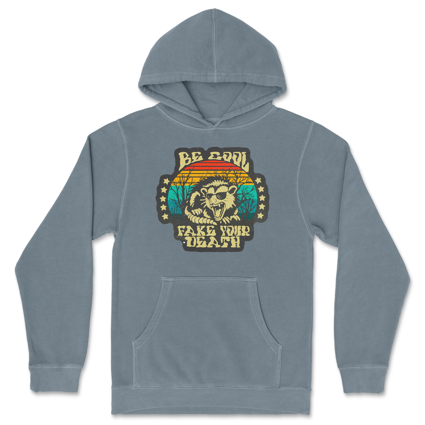 Independent Clothing Co. Hoodie Fake Your Death in Blue Magic