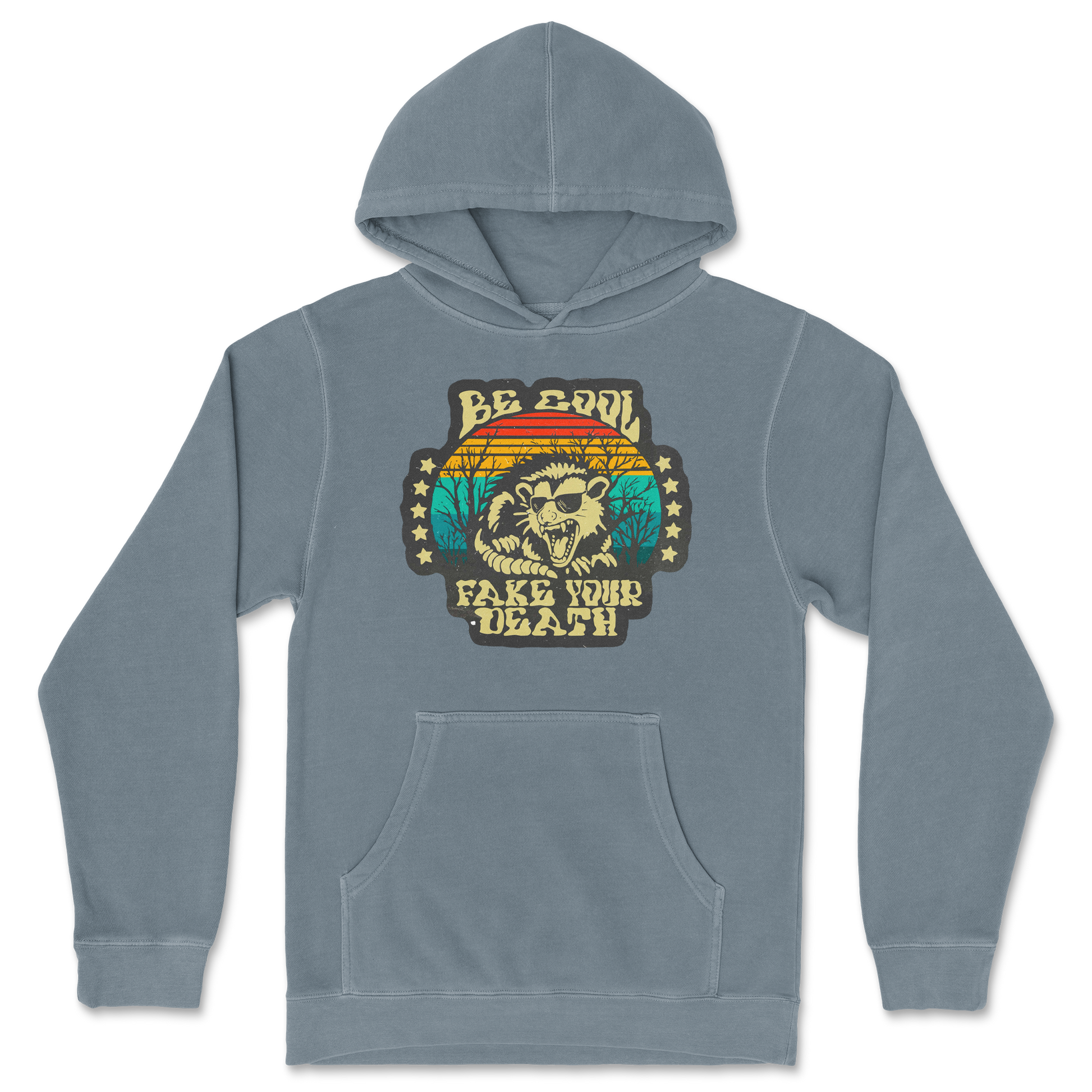 Independent Clothing Co. Hoodie Fake Your Death in Blue Magic