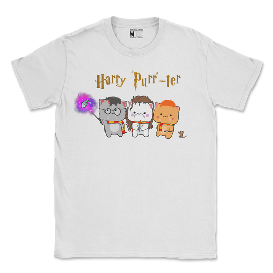 Gildan SoftStyle T-Shirt Harry Purrter in White