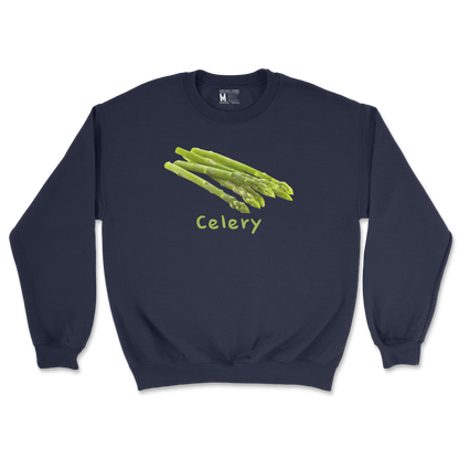 Gildan SoftStyle Crew Neck Celery in Navy