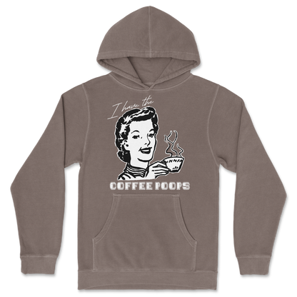 Independent Clothing Co. Hoodie Coffee Poops  in Clay