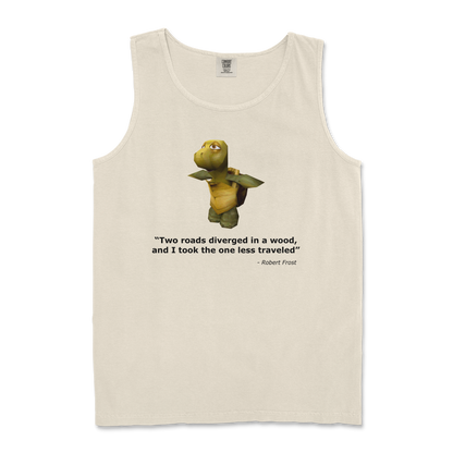 Comfort Colors Tank Top Robert Frost Quote in Ivory