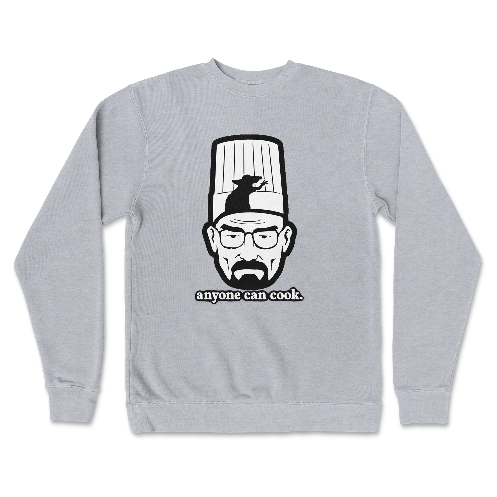 Independent Clothing Co. Crew Neck Everyone Can Cook in Grey Heather