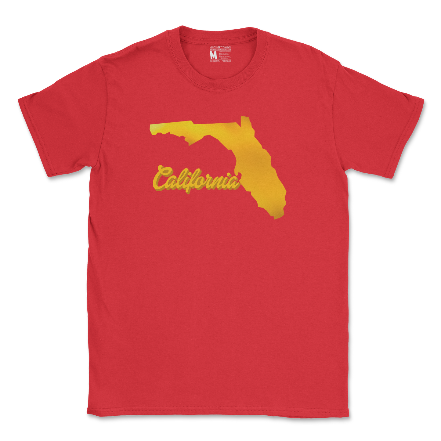 Gildan SoftStyle T-Shirt California in Red