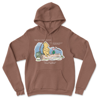 The Nice Shirt Hoodie Winnie the Pooh  in Cocoa