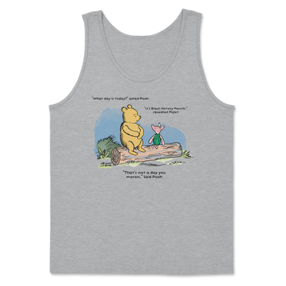 The Nice Shirt Tank Top Winnie the Pooh  in Sport-Grey