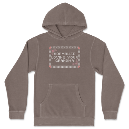 Independent Clothing Co. Hoodie Cross Stitch in Clay