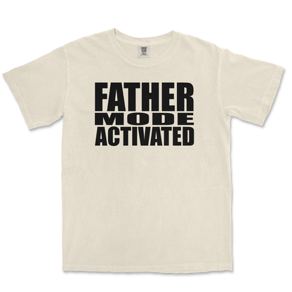 Comfort Colors T-Shirt Father Mode Activated in Ivory