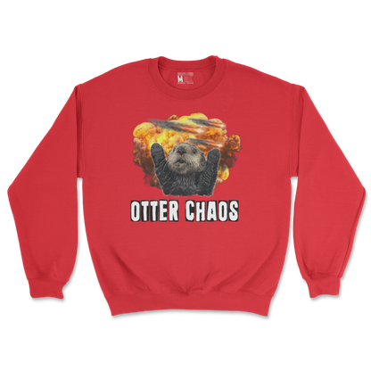 Gildan SoftStyle Crew Neck Otter Chaos in Red