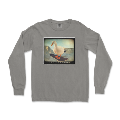 Comfort Colors Long Sleeve Do A Flip in Grey