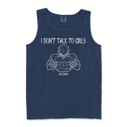 Comfort Colors Tank Top Gym Shirt in TrueNavy