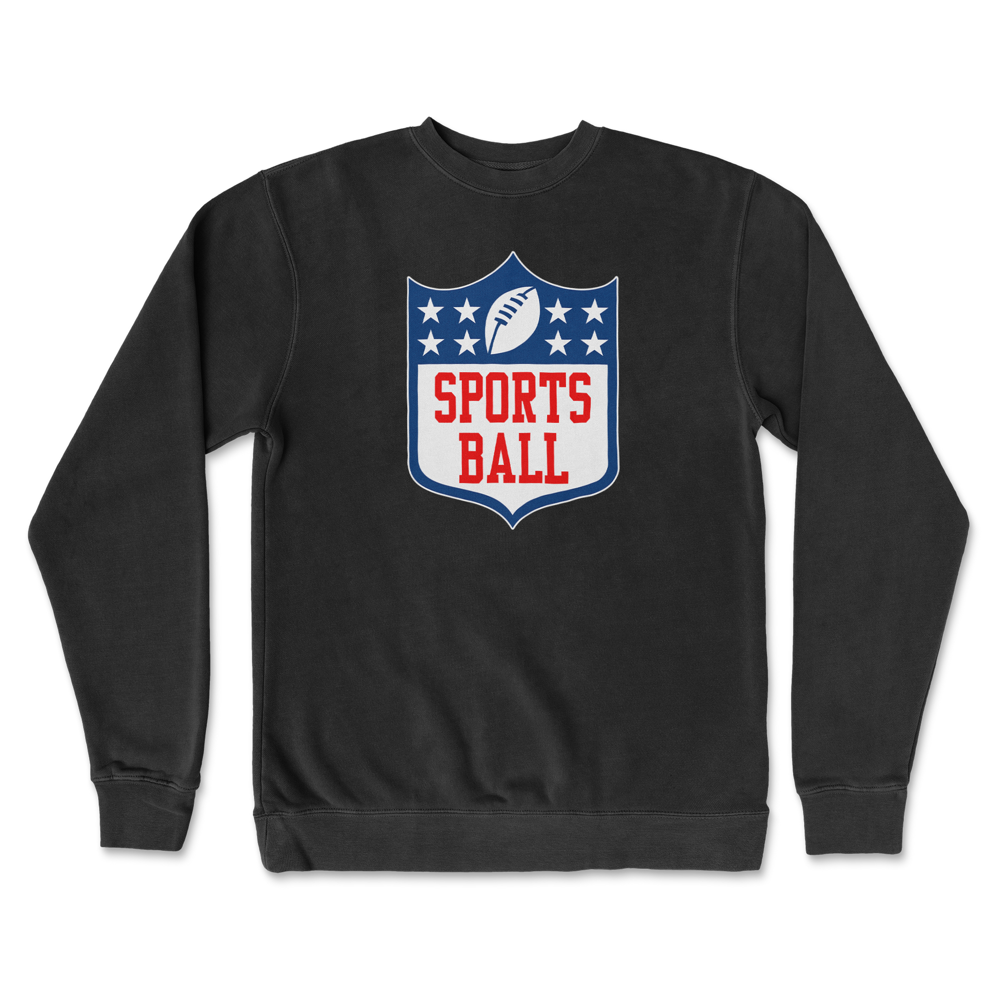 Independent Clothing Co. Crew Neck Sports Ball in Black