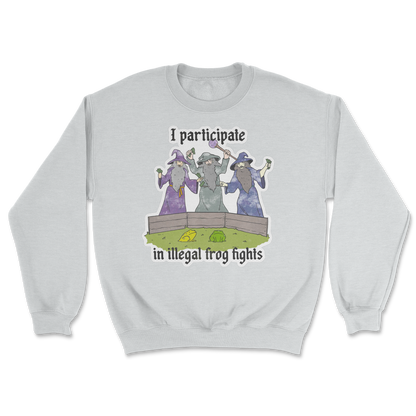 The Nice Shirt Crew Neck Wizard Activities  in Sports-Grey