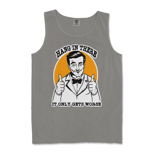 Comfort Colors Tank Top Hang In There  in Grey