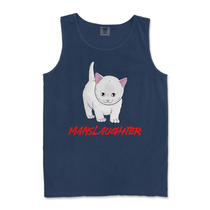 Comfort Colors Tank Top Manslaughter in TrueNavy