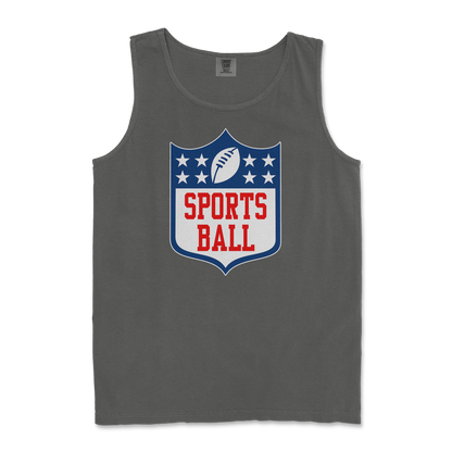 Comfort Colors Tank Top Sports Ball in Pepper