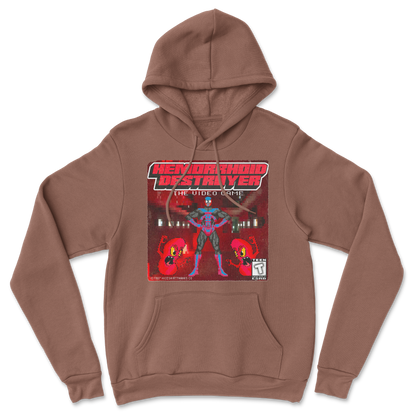 The Nice Shirt Hoodie Hemorrhoid Destroyer  in Cocoa