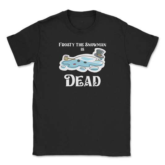 Gildan SoftStyle T-Shirt Frosty is Dead  in Black