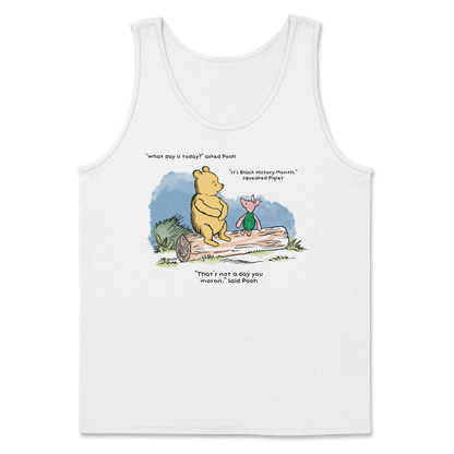 The Nice Shirt Tank Top Winnie the Pooh  in White