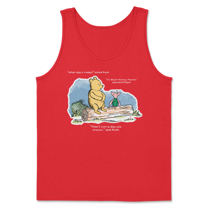 The Nice Shirt Tank Top Winnie the Pooh  in Red