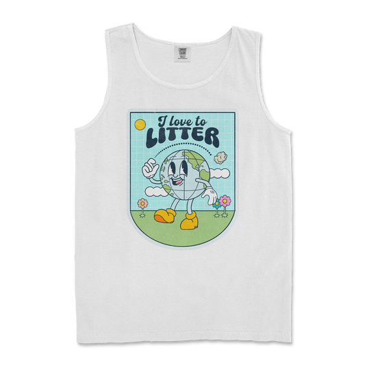 Comfort Colors Tank Top Earth Day in White